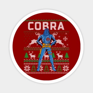 Cobra commander ugly sweater Magnet